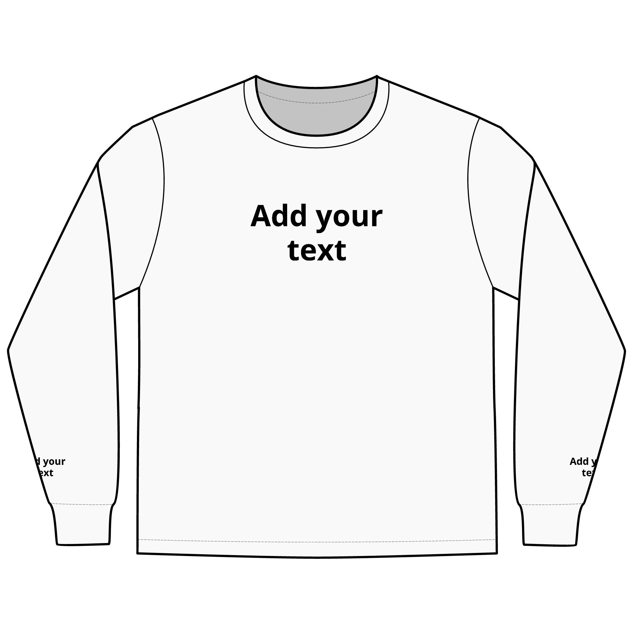 Long Sleeve Tee — "In the Zone" Geometric Tech Graphic