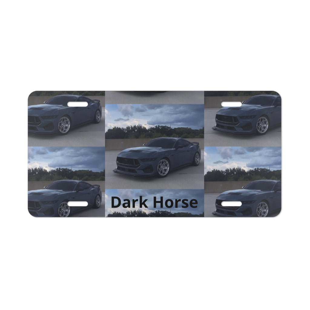Dark Horse Car License Plate — Custom Automotive Vanity Plate — Birthday Gift for Him & Her | Father's Day | Events & Fundraisers