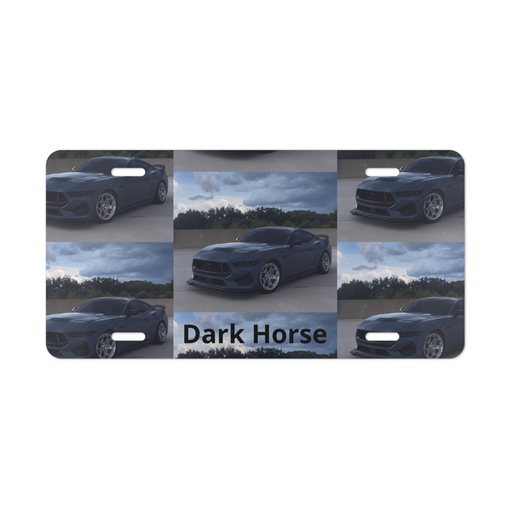 Dark Horse Car License Plate — Custom Automotive Vanity Plate