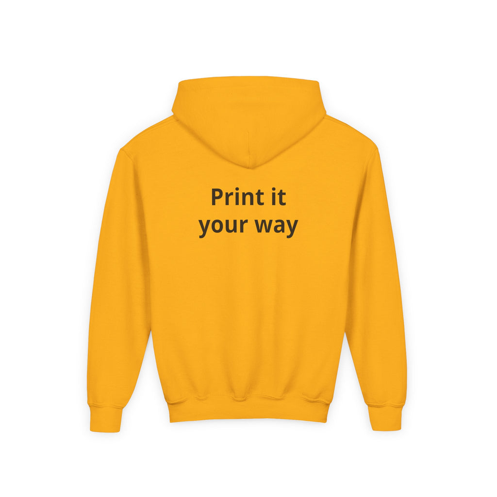 Youth Hoodie — Heart Hands Photo Graphic Hooded Sweatshirt
