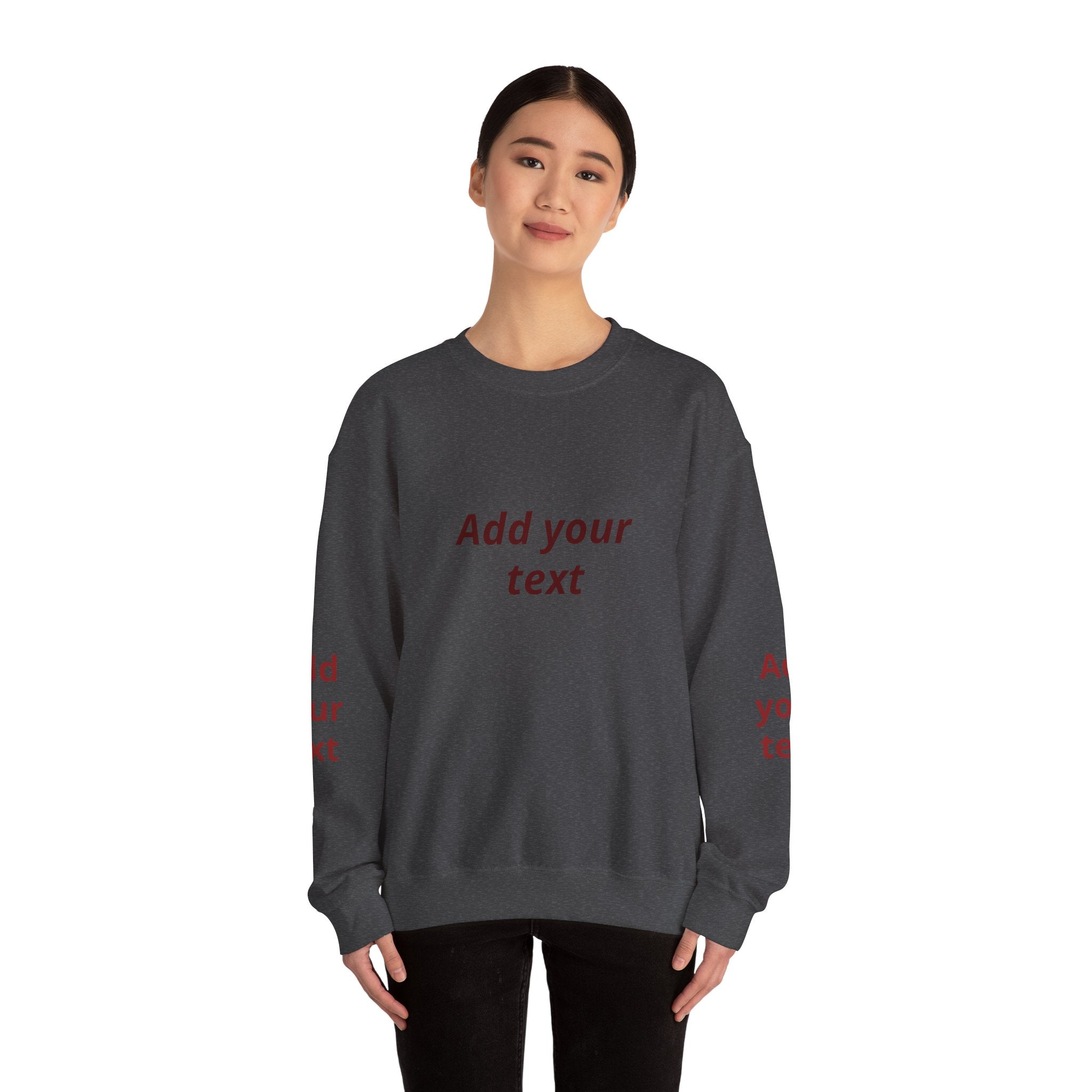Dumpling & Soy Sauce Crewneck Sweatshirt — Customizable Asian Food Graphic