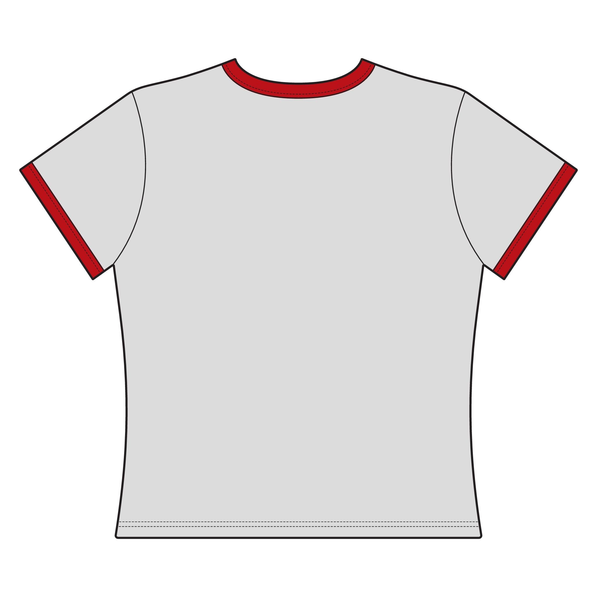 Women's Veggie Ringer Tee – Colorful Fresh Produce Graphic Tee