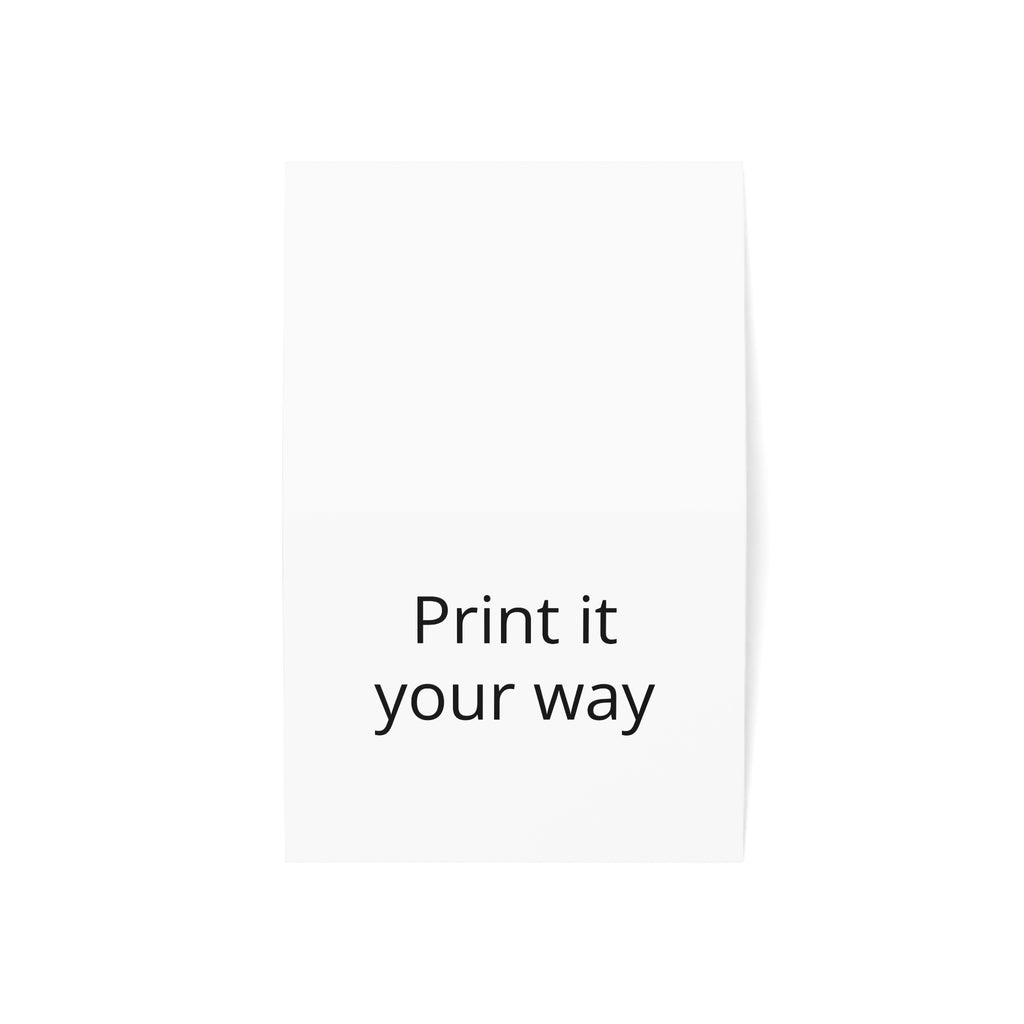 Custom Greeting Cards – Blank Folded Cards for Personalized Printing (1, 10, 30, 50 pcs)