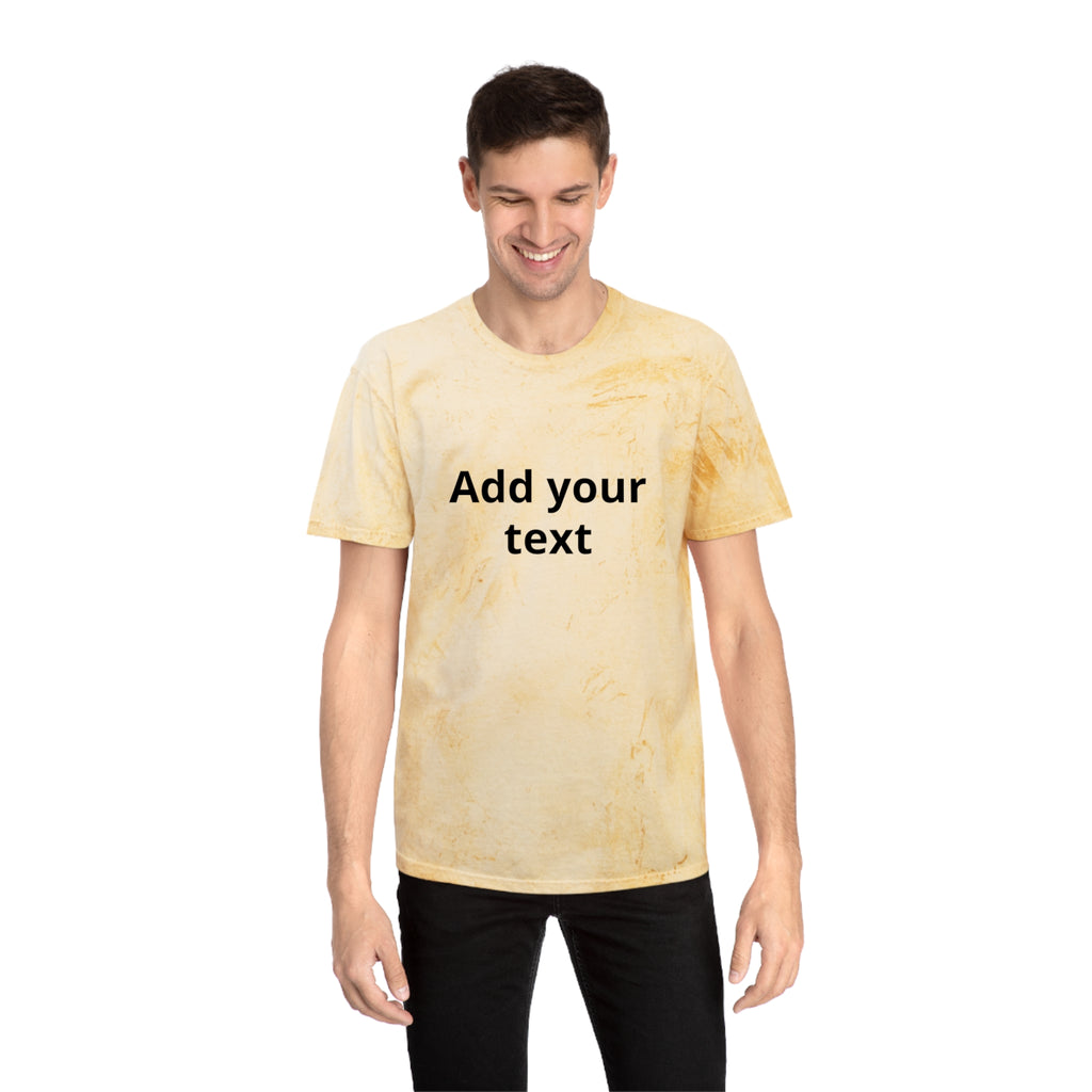 Tie-Dye Custom Text T-Shirt — "In the Zone" Graphic Tee