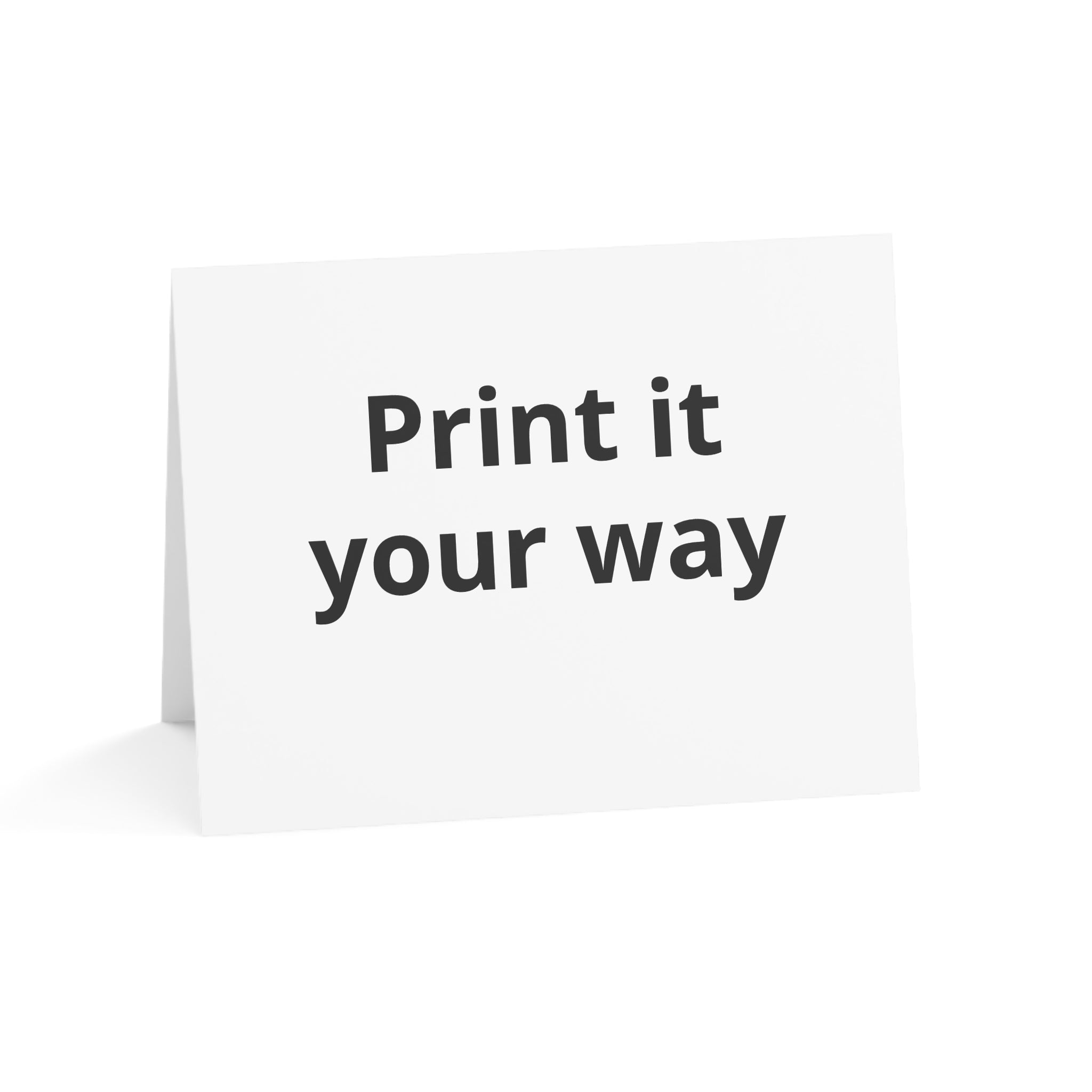 Custom Greeting Cards – Blank Folded Cards for Personalized Printing (1, 10, 30, 50 pcs)