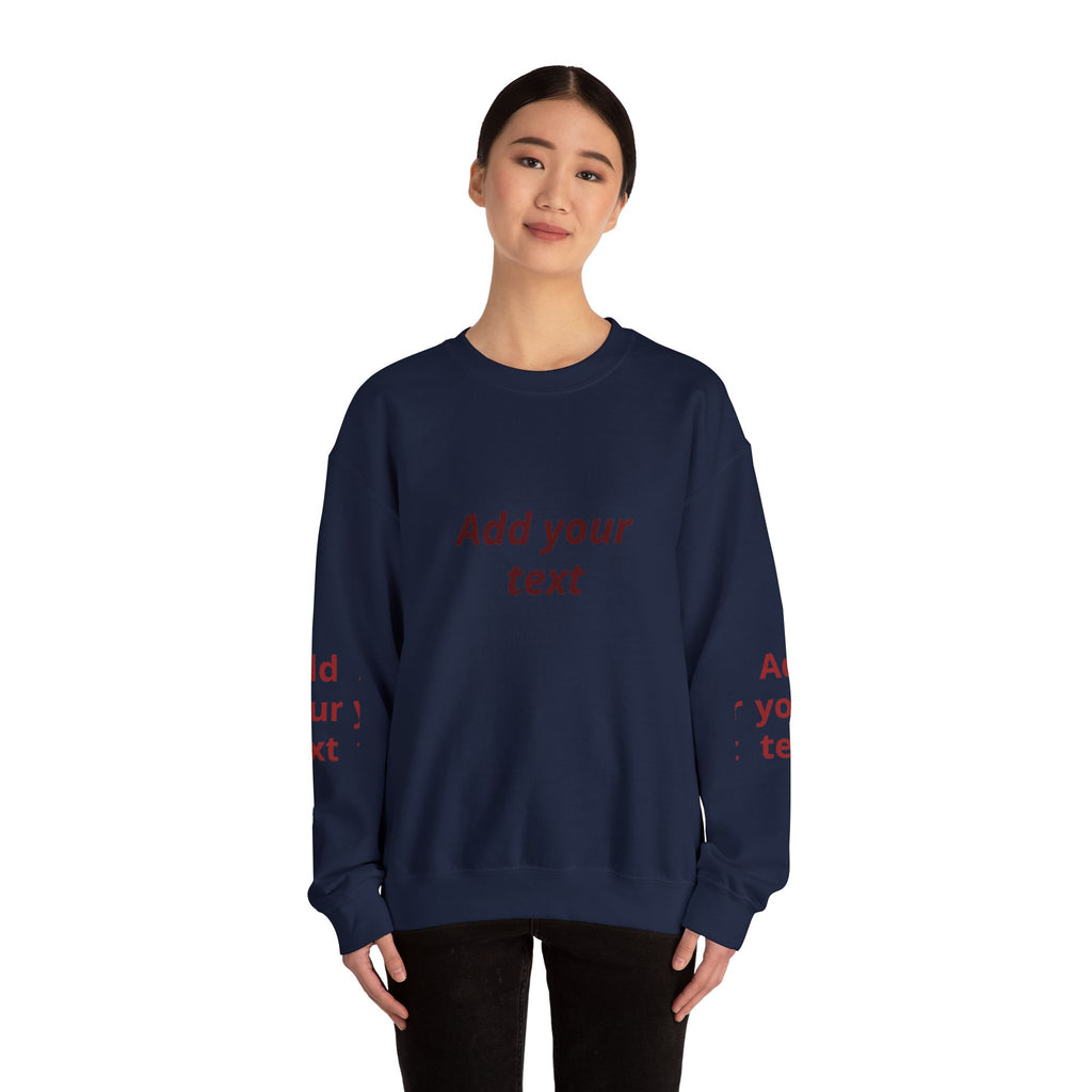 Dumpling & Soy Sauce Crewneck Sweatshirt — Customizable Asian Food Graphic