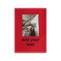Personalized Photo Block - Custom Holiday Picture Block with 'Add your text' Option