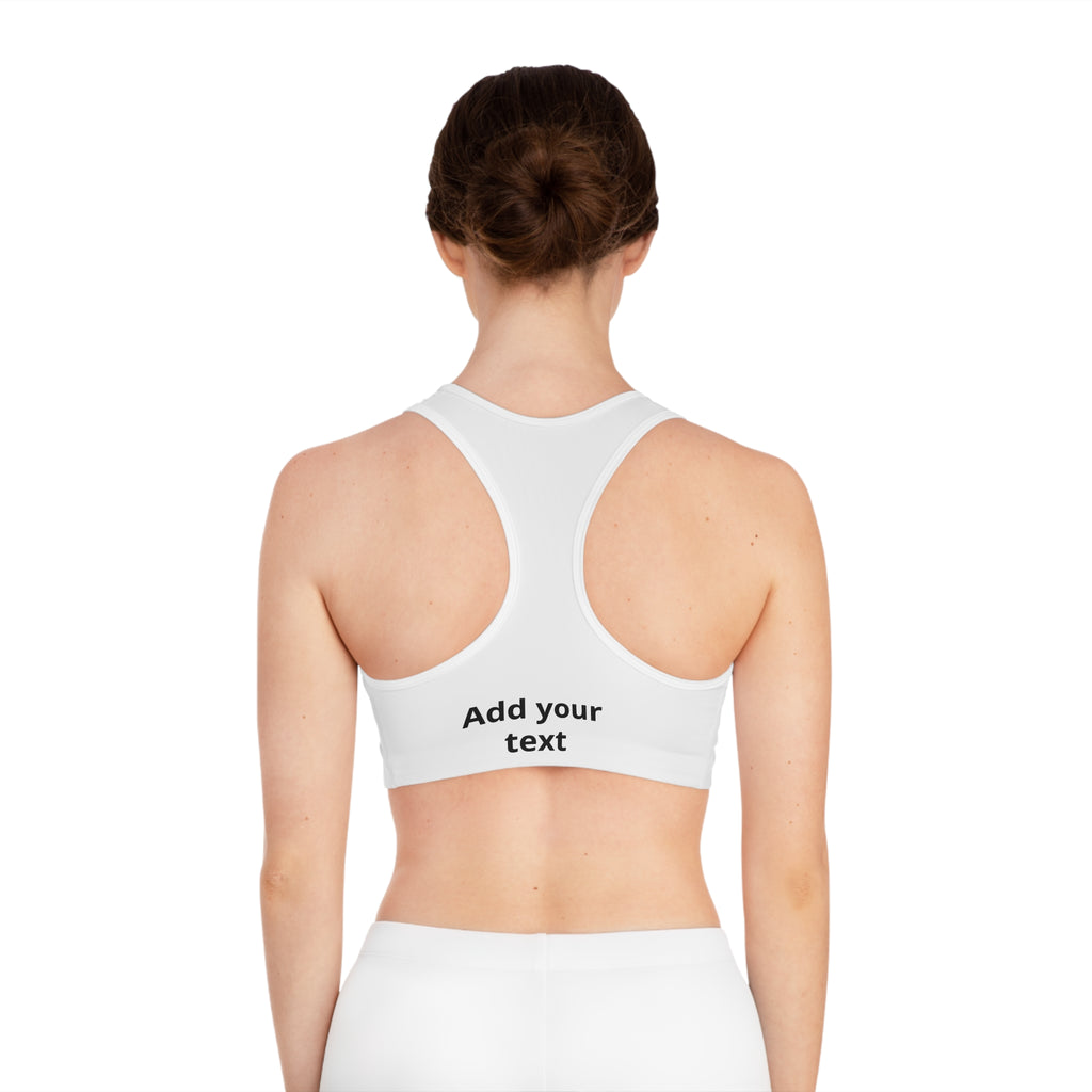 Customizable Sports Bra — 'Print it your way' Adjustable Activewear — Custom Fundraiser & Event Gear for Marathons & Nonprofits