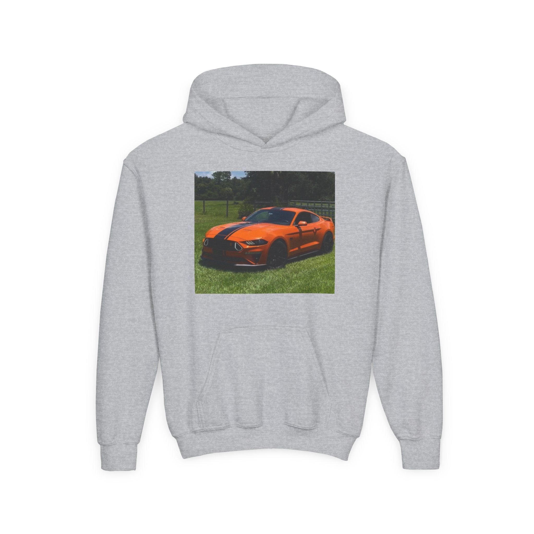 Youth Car Hoodie – Customizable Sports Car Photo Hooded Sweatshirt