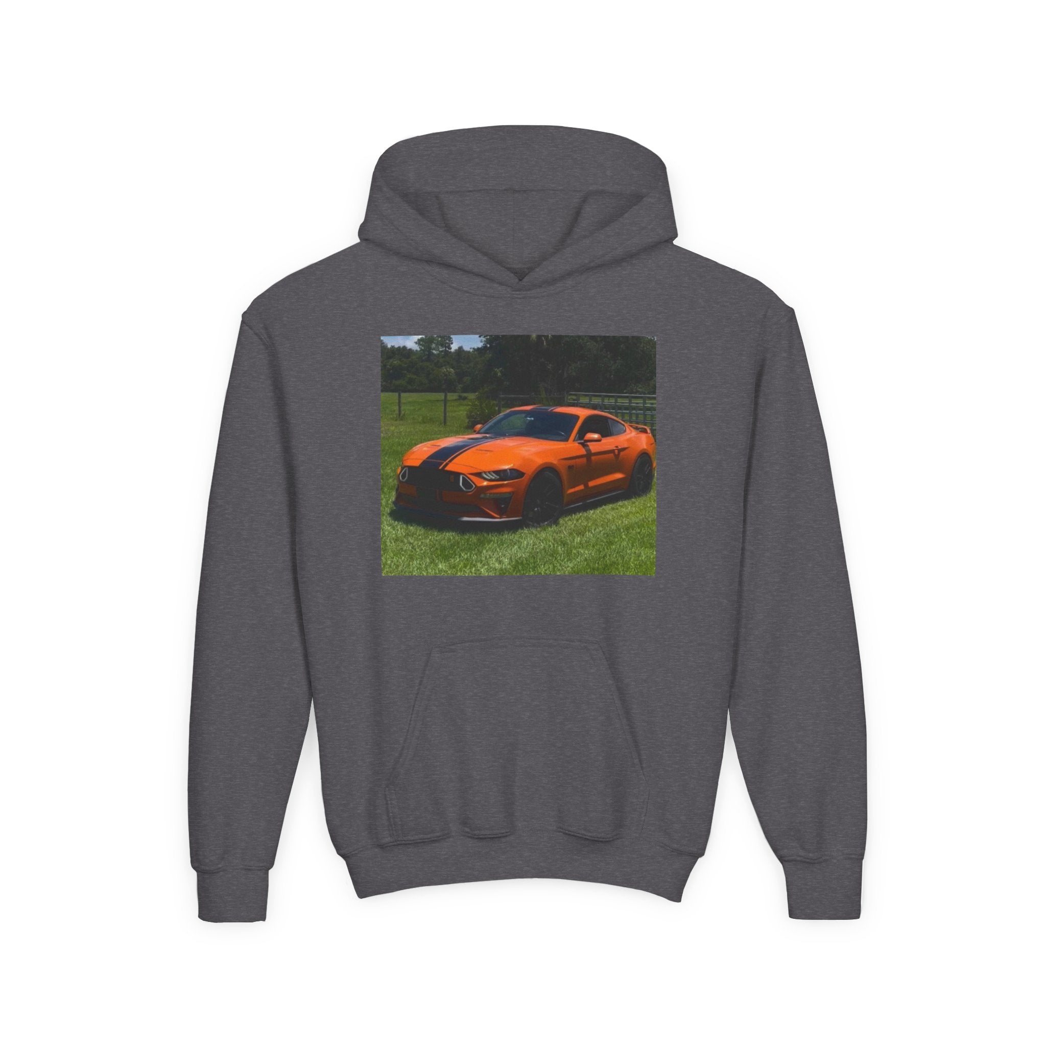 Youth Car Hoodie – Customizable Sports Car Photo Hooded Sweatshirt