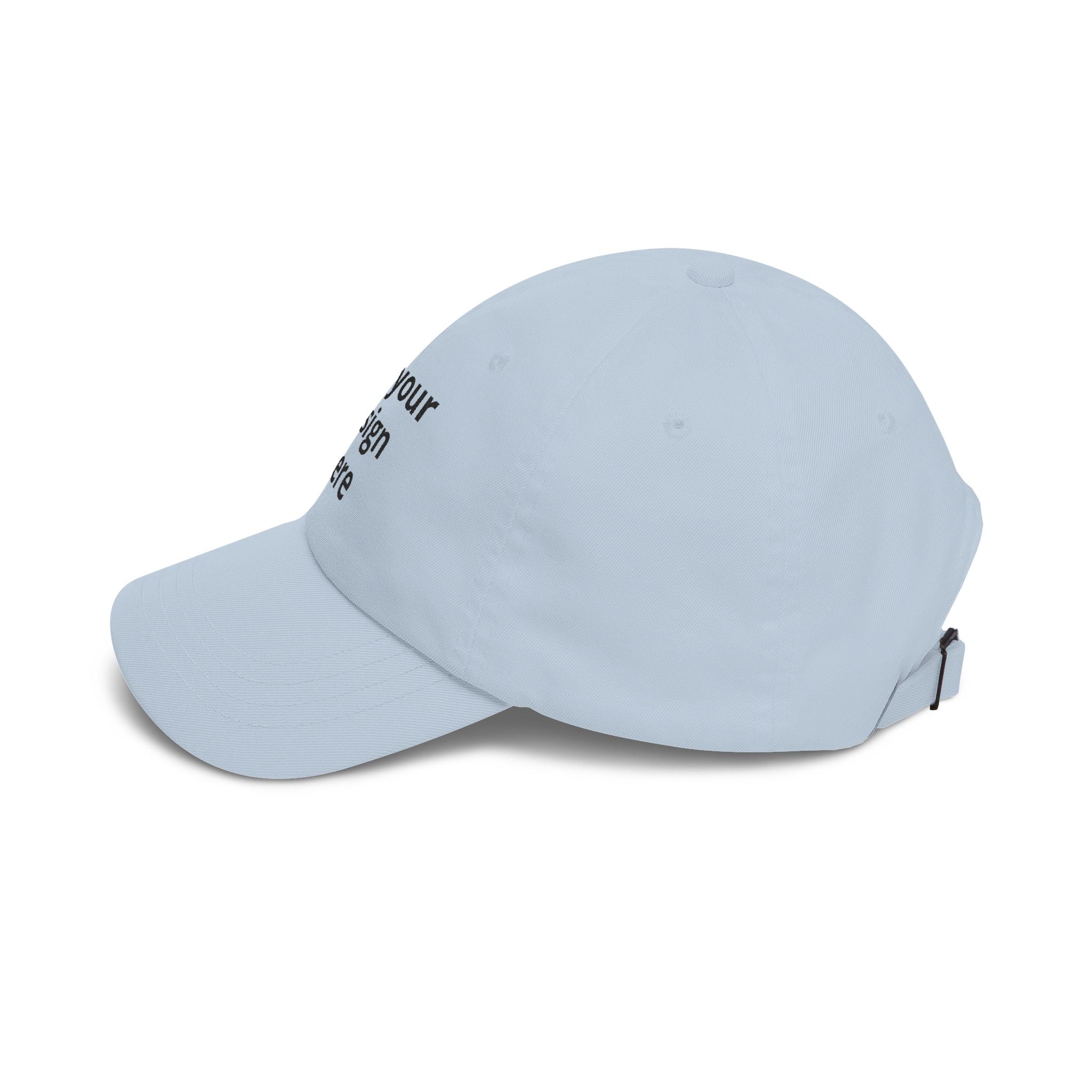 Classic Dad Cap — "Print It Your Way" Adjustable Cotton Baseball Hat