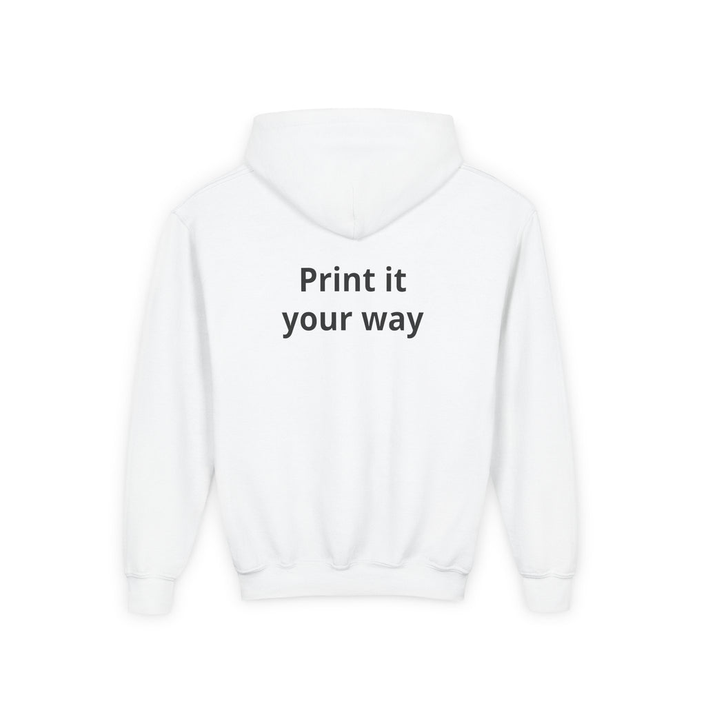 Youth Hoodie — Heart Hands Photo Graphic Hooded Sweatshirt