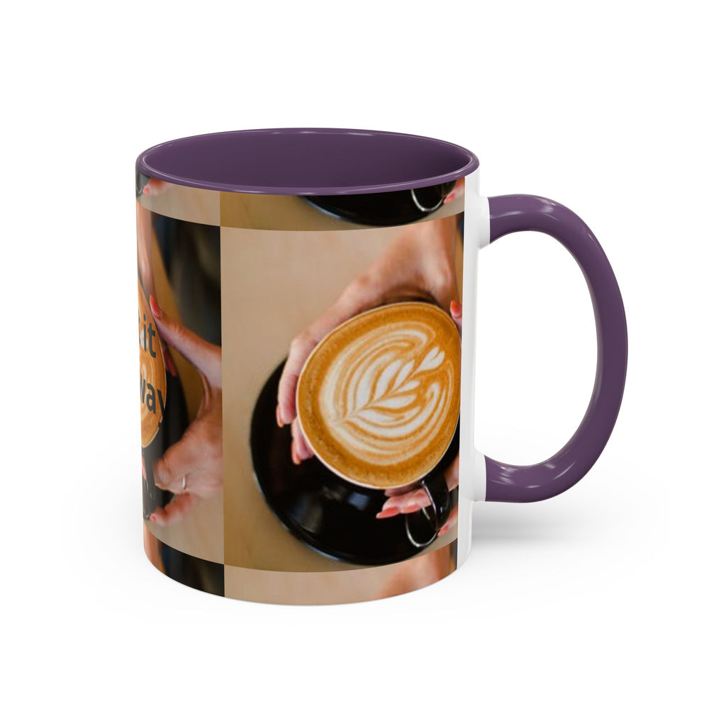 Latte Art Coffee Mug — Barista Hands Holding Latte (11/15 oz)