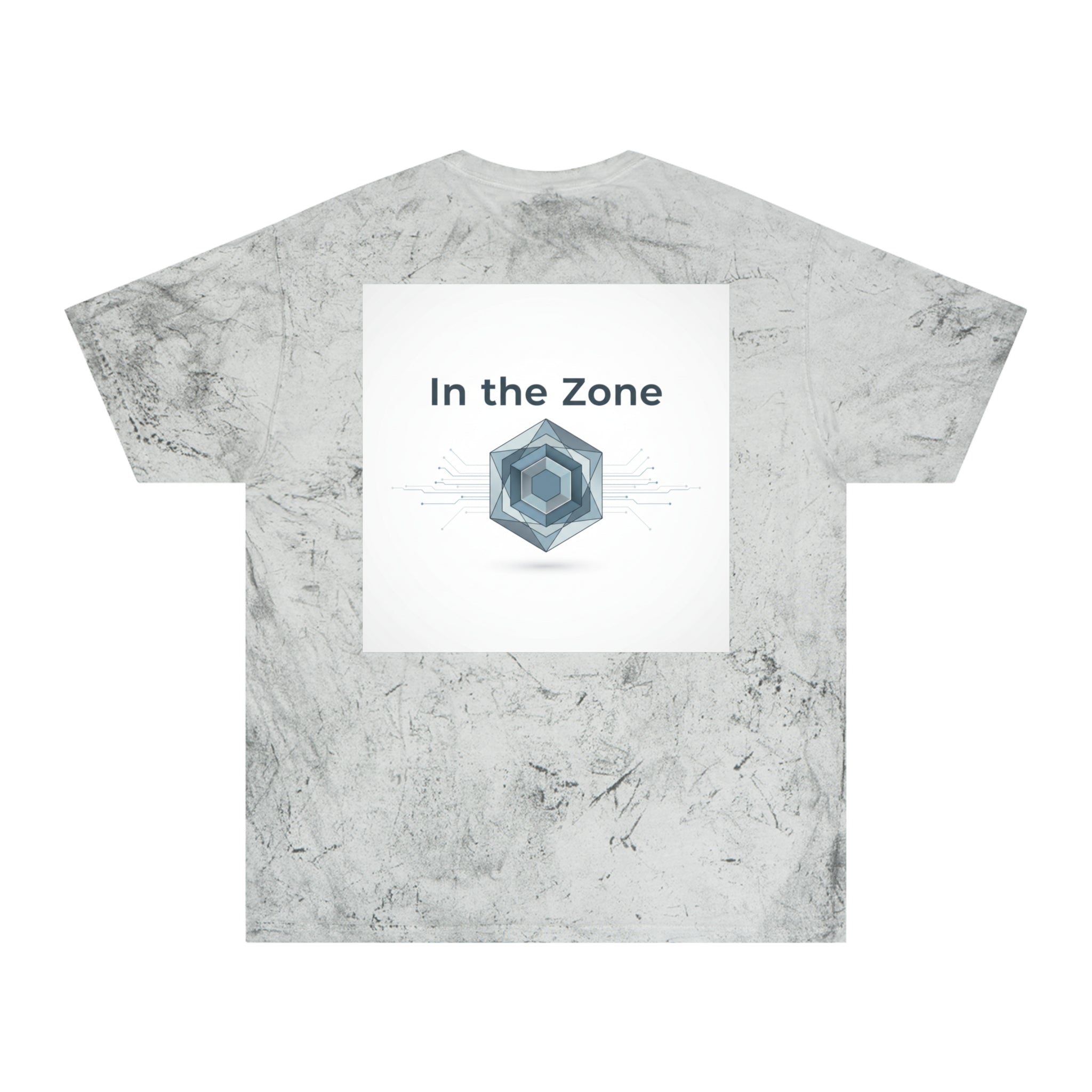 Tie-Dye Custom Text T-Shirt — "In the Zone" Graphic Tee