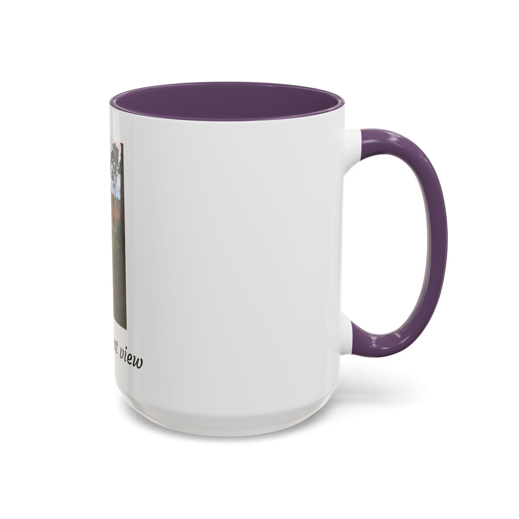 Drink to That View Coffee Mug — Scenic Lake Hammock Accent Mug