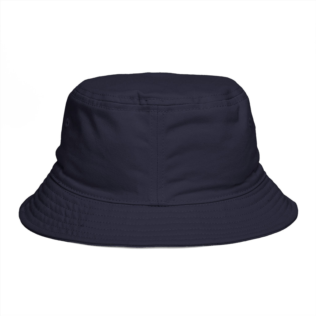 Custom Text Bucket Hat — Personalized Brown Sun Hat