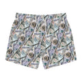 Money Print Swim Trunks — All-Over Cash Pattern Beach Shorts