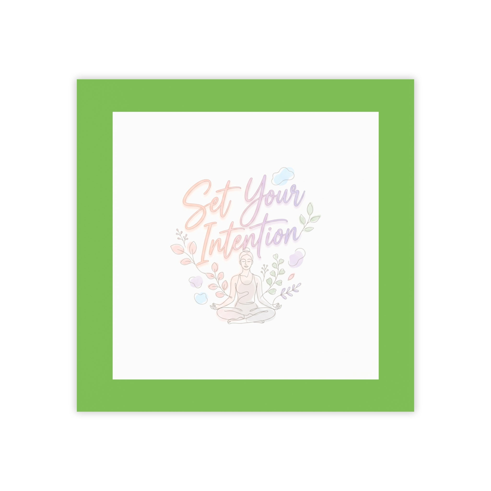 Set Your Intention Post-it Note Pads — Motivational Sticky Notes for Mindfulness & Planning