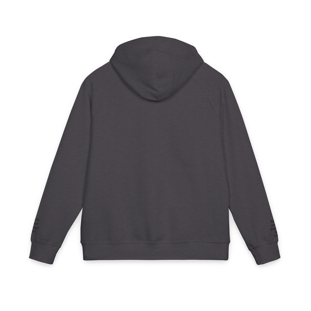 Eco Raglan Hoodie — Custom Embroidered Chest & Sleeve Design