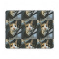 Cat Photo PU Leather Mouse Mat — Custom Cute Kitten Desk Pad