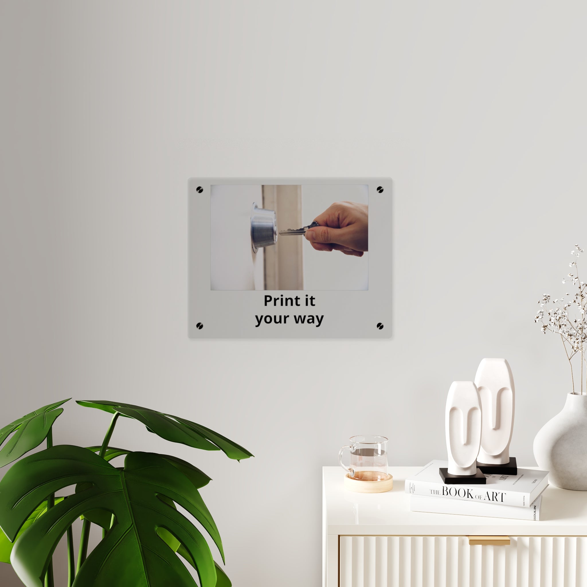 Acrylic Wall Art Panel — Custom Photo "Print It Your Way" Modern Décor