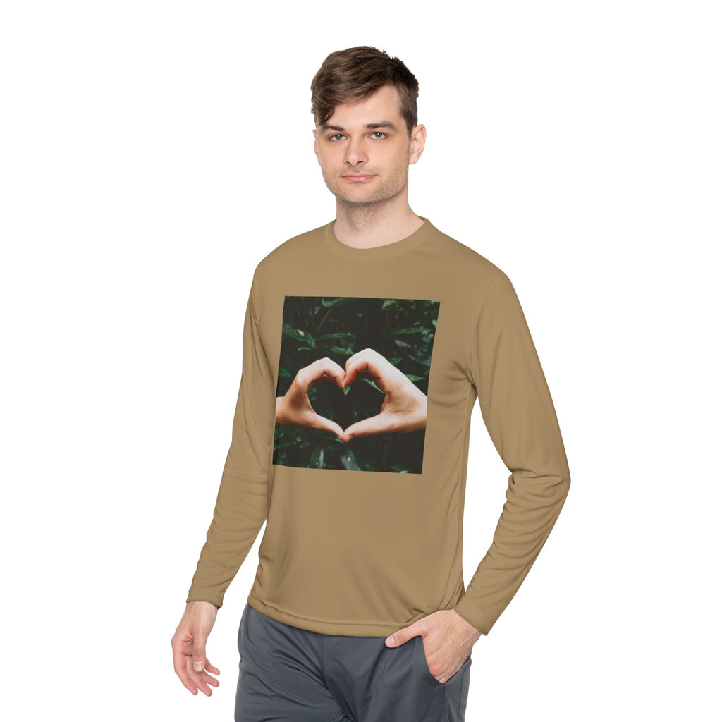 Long Sleeve Tee — Heart Hands Photo Print