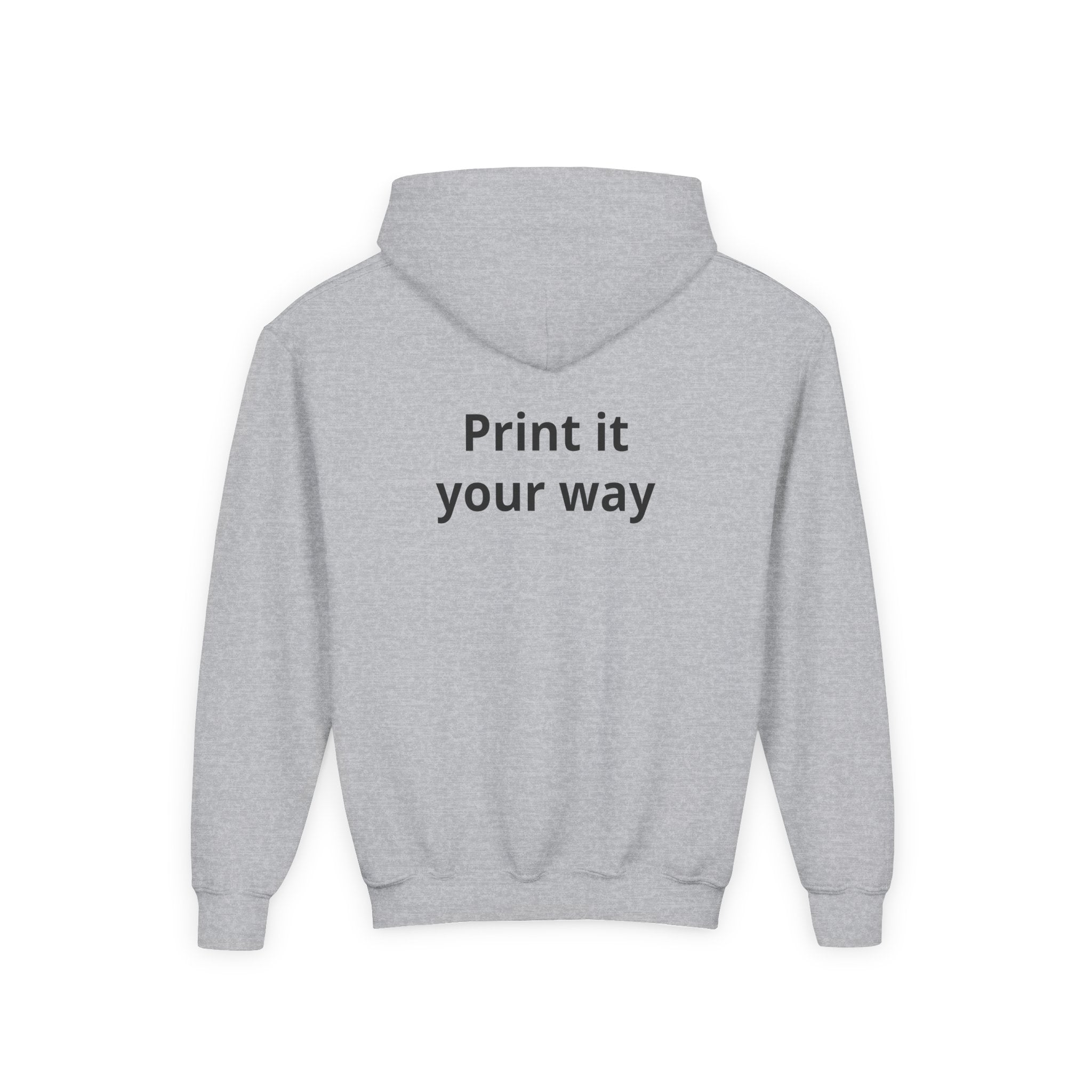 Youth Hoodie — Heart Hands Photo Graphic Hooded Sweatshirt