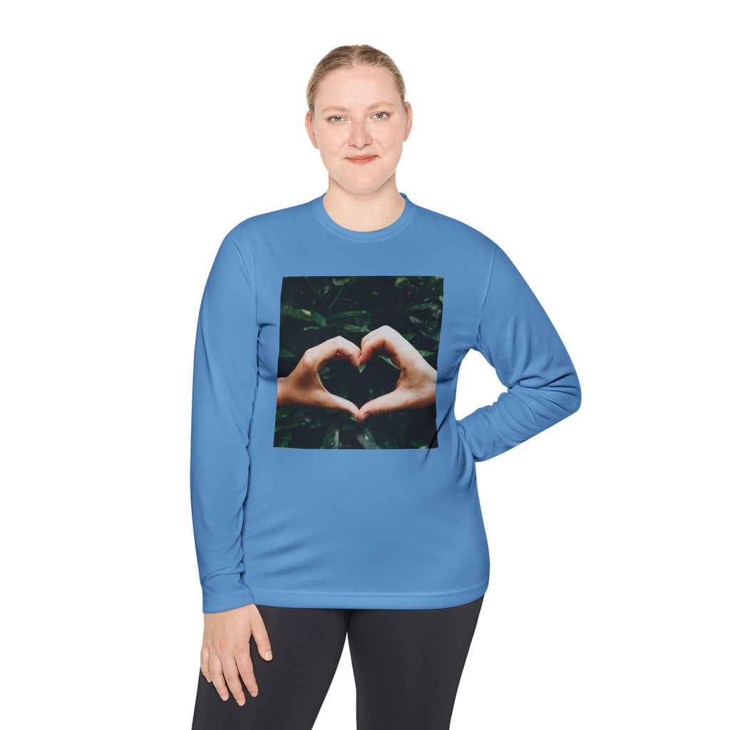 Long Sleeve Tee — Heart Hands Photo Print