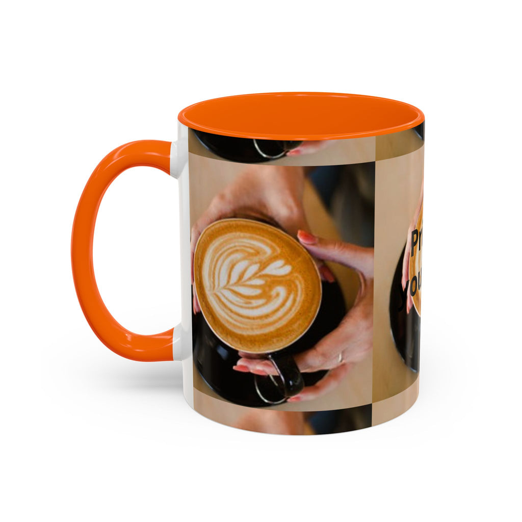 Latte Art Coffee Mug — Barista Hands Holding Latte (11/15 oz)