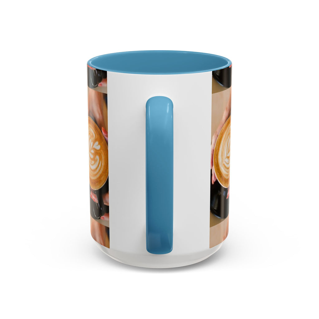 Latte Art Coffee Mug — Barista Hands Holding Latte (11/15 oz)