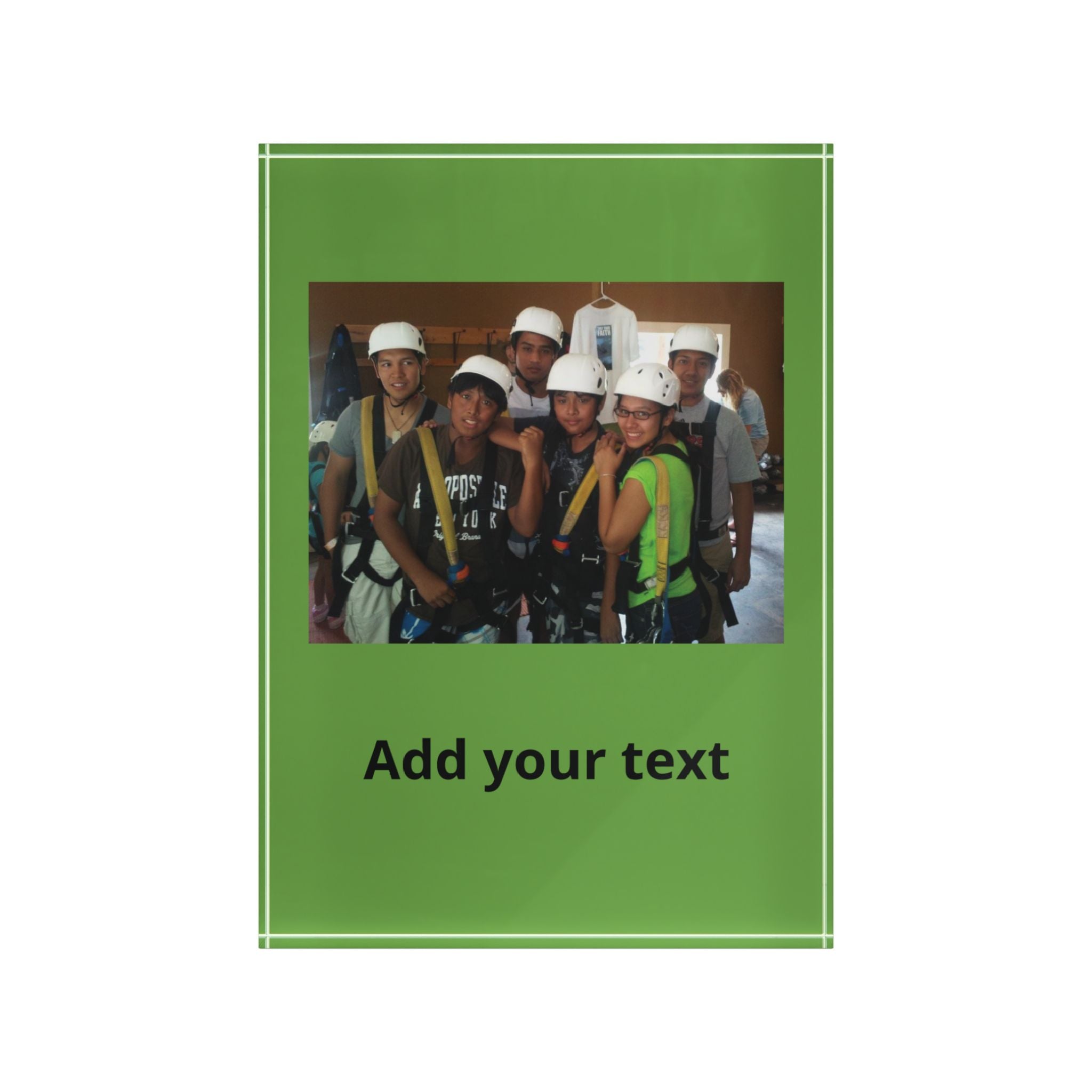 Personalized Photo Block - Custom Acrylic Picture Display (Add Your Text)