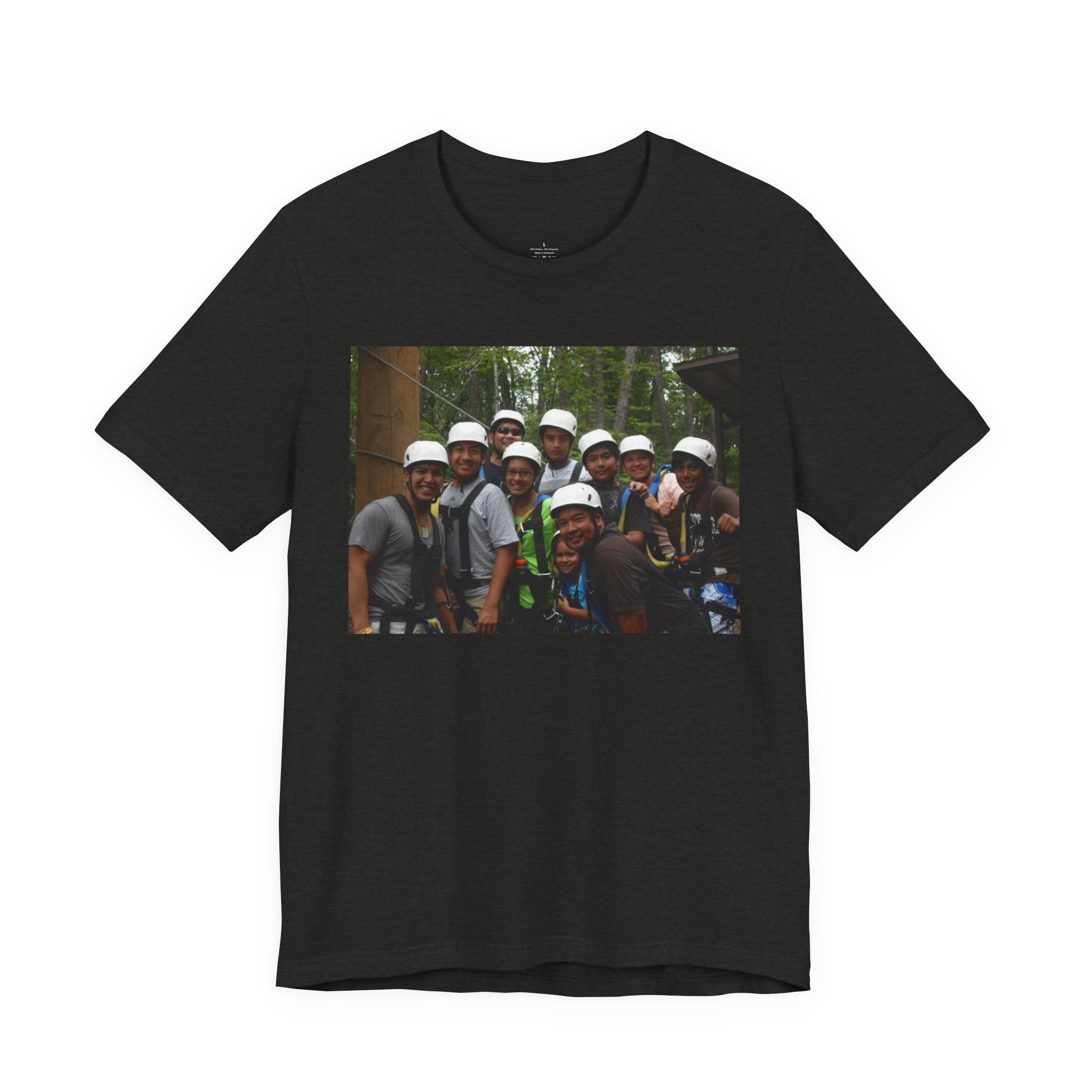 Custom Photo Tee — Add Your Message Personalized Group T-Shirt