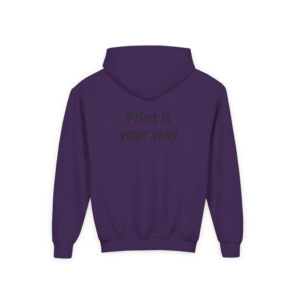 Youth Hoodie — Heart Hands Photo Graphic Hooded Sweatshirt