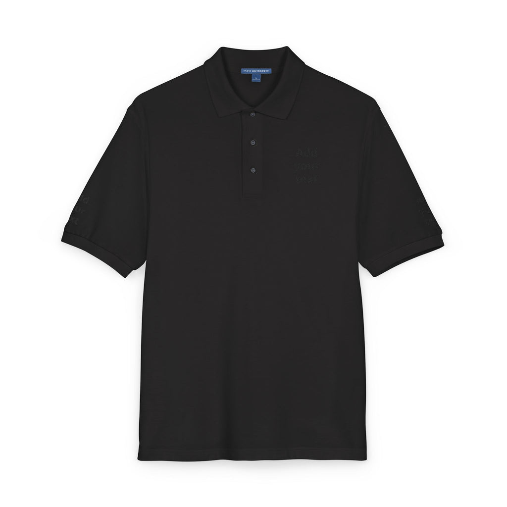 Embroidered Custom Polo Shirt — Add Your Text Personalized Work & Team Polo