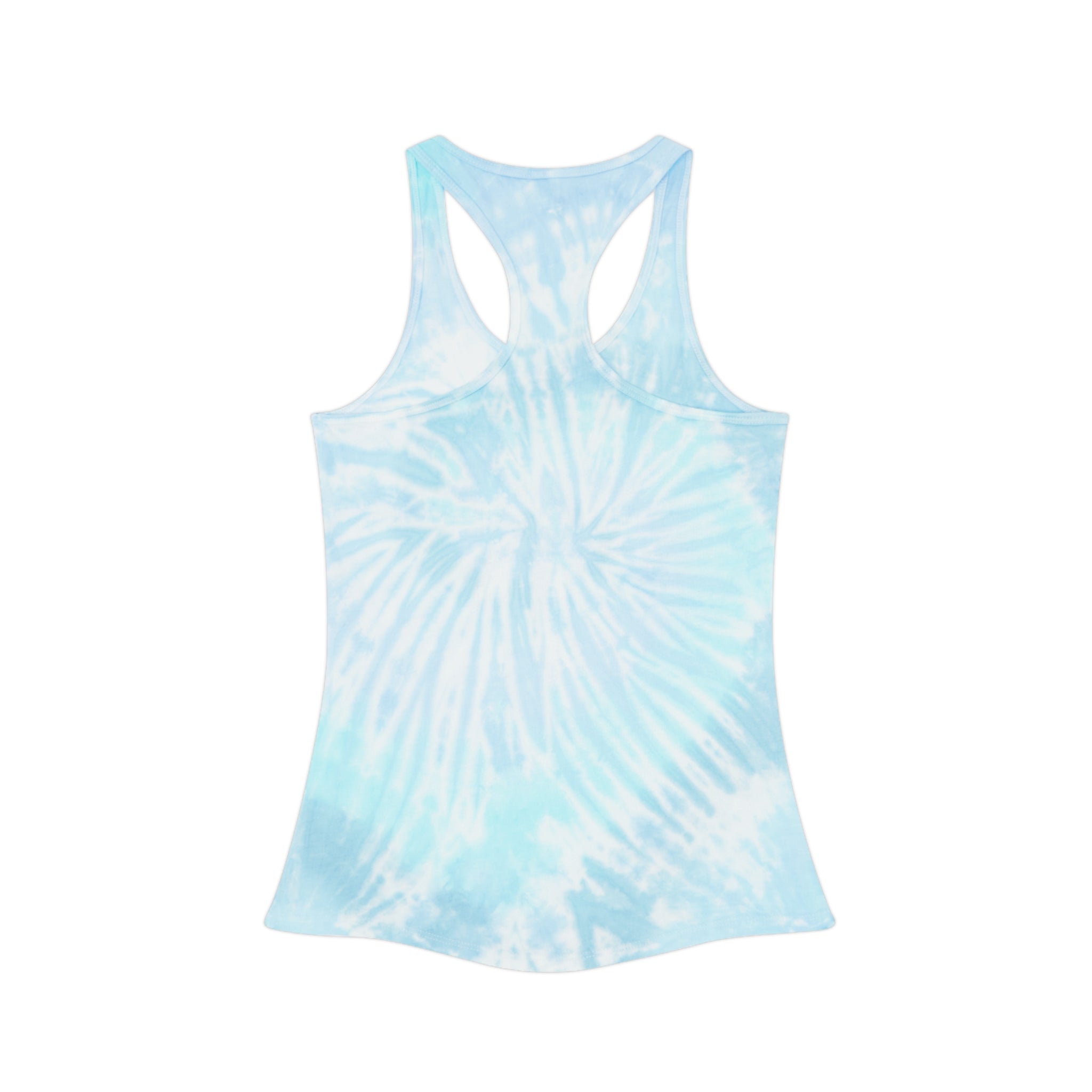Tie Dye Racerback Tank Top — Custom Photo & Text Athletic Tank