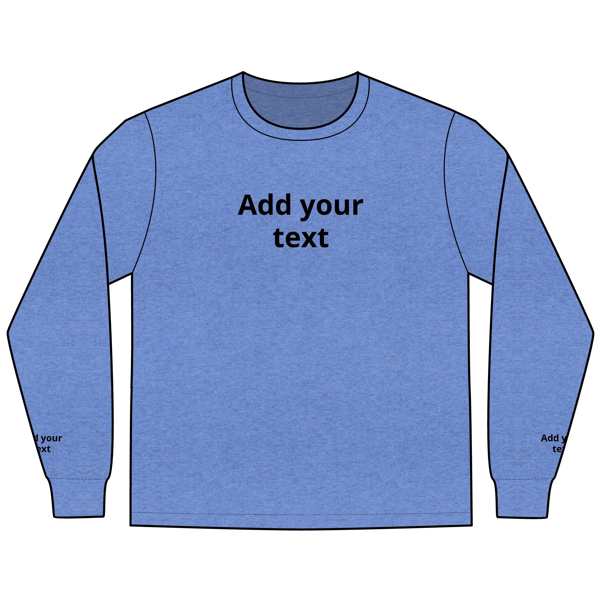 Long Sleeve Tee — "In the Zone" Geometric Tech Graphic