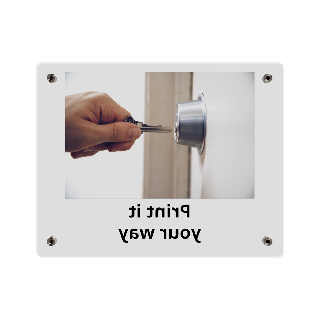 Acrylic Wall Art Panel — Custom Photo "Print It Your Way" Modern Décor