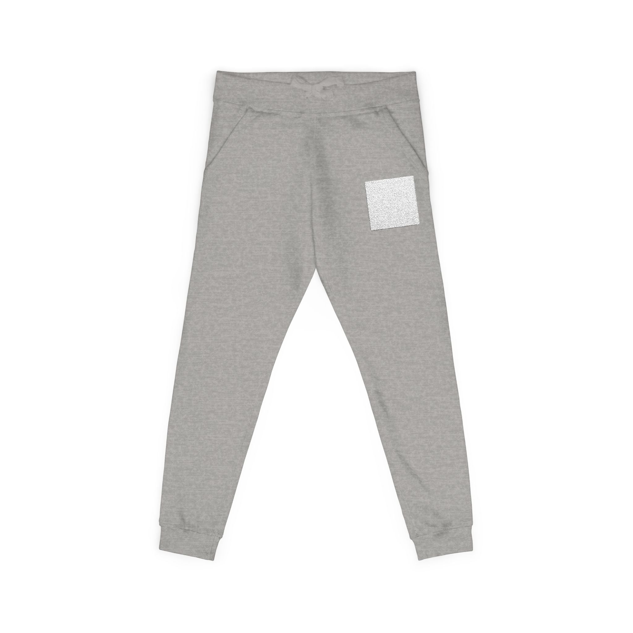 Embroidered Cozy Fleece Sweatpants — Coral Joggers with Pocket Patch — Christmas Gift for Him & Her | Fundraiser Event Gear