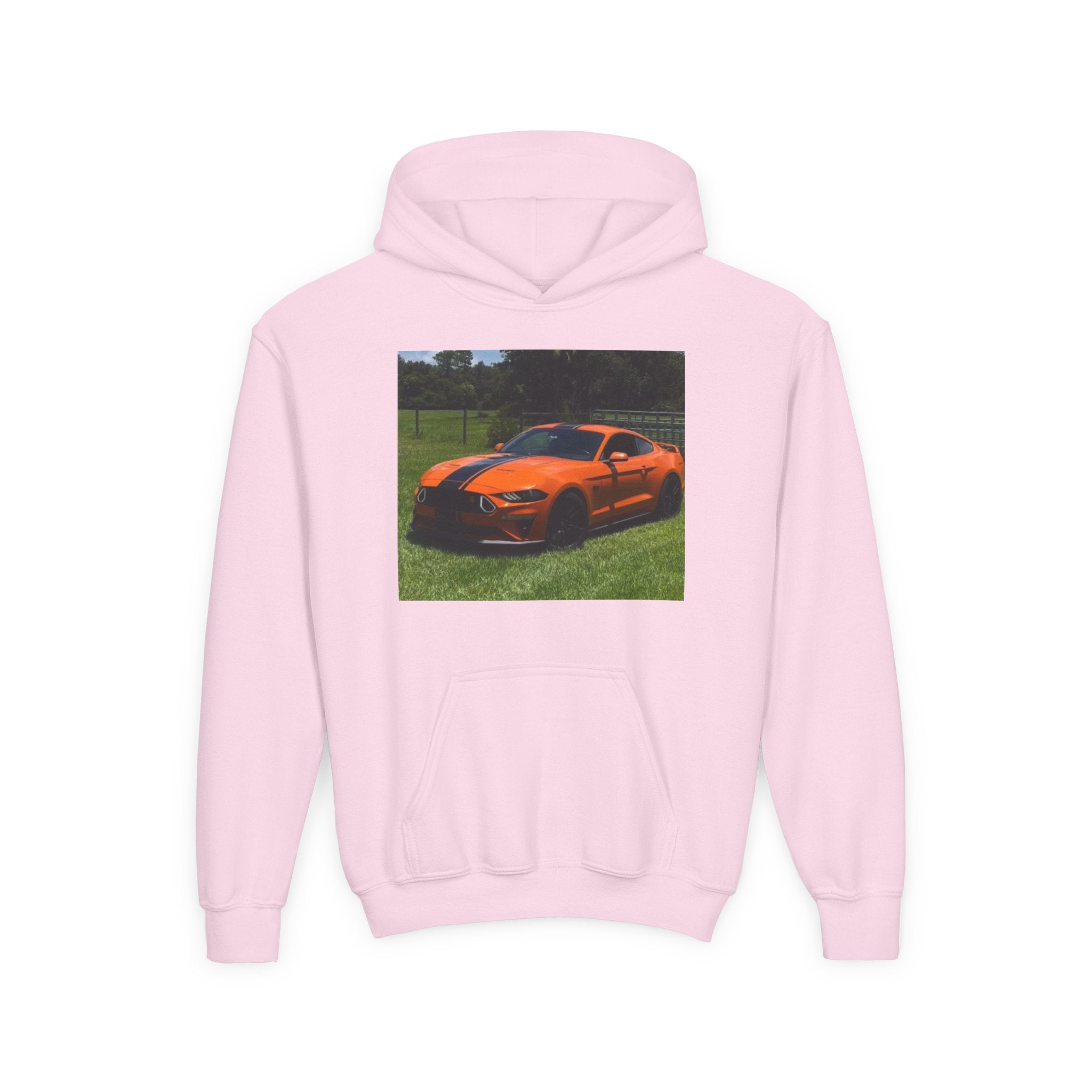Youth Car Hoodie – Customizable Sports Car Photo Hooded Sweatshirt