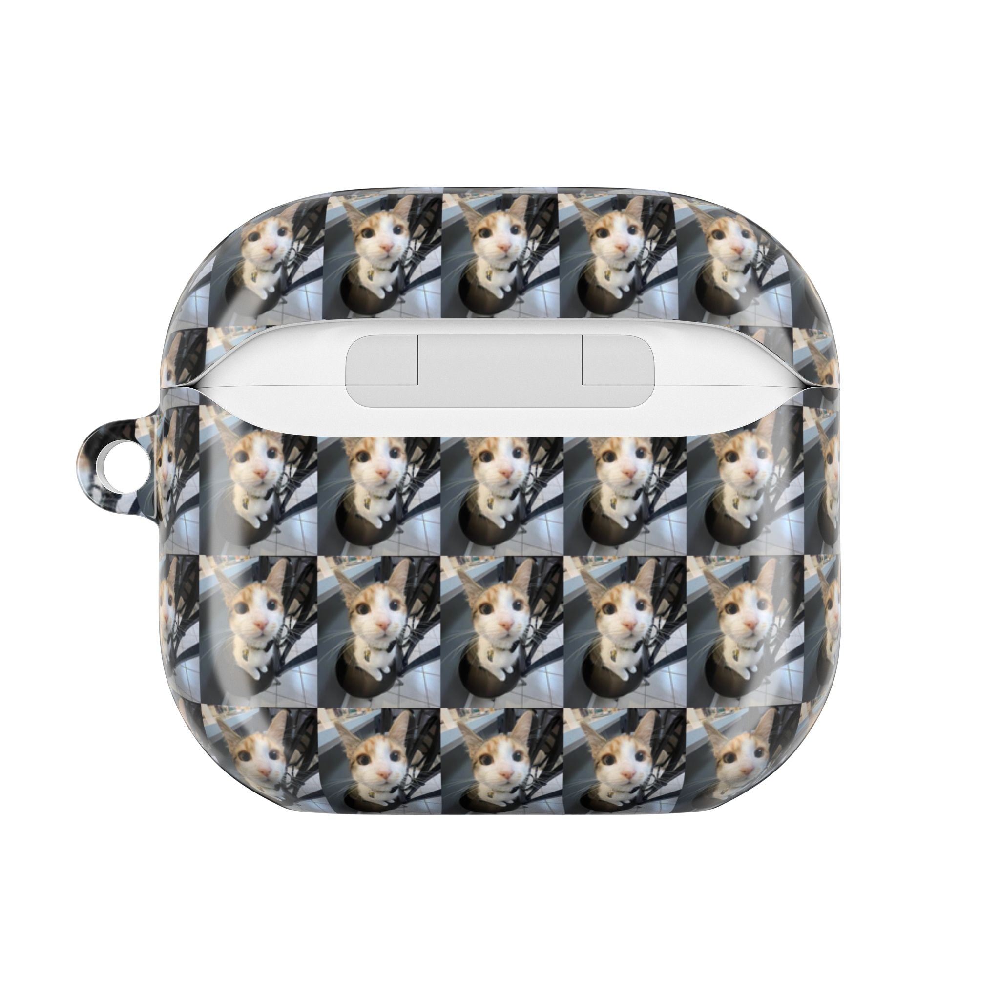 Pet Photo Pattern AirPod Case — Custom Dog & Cat Collage Silicone Cover