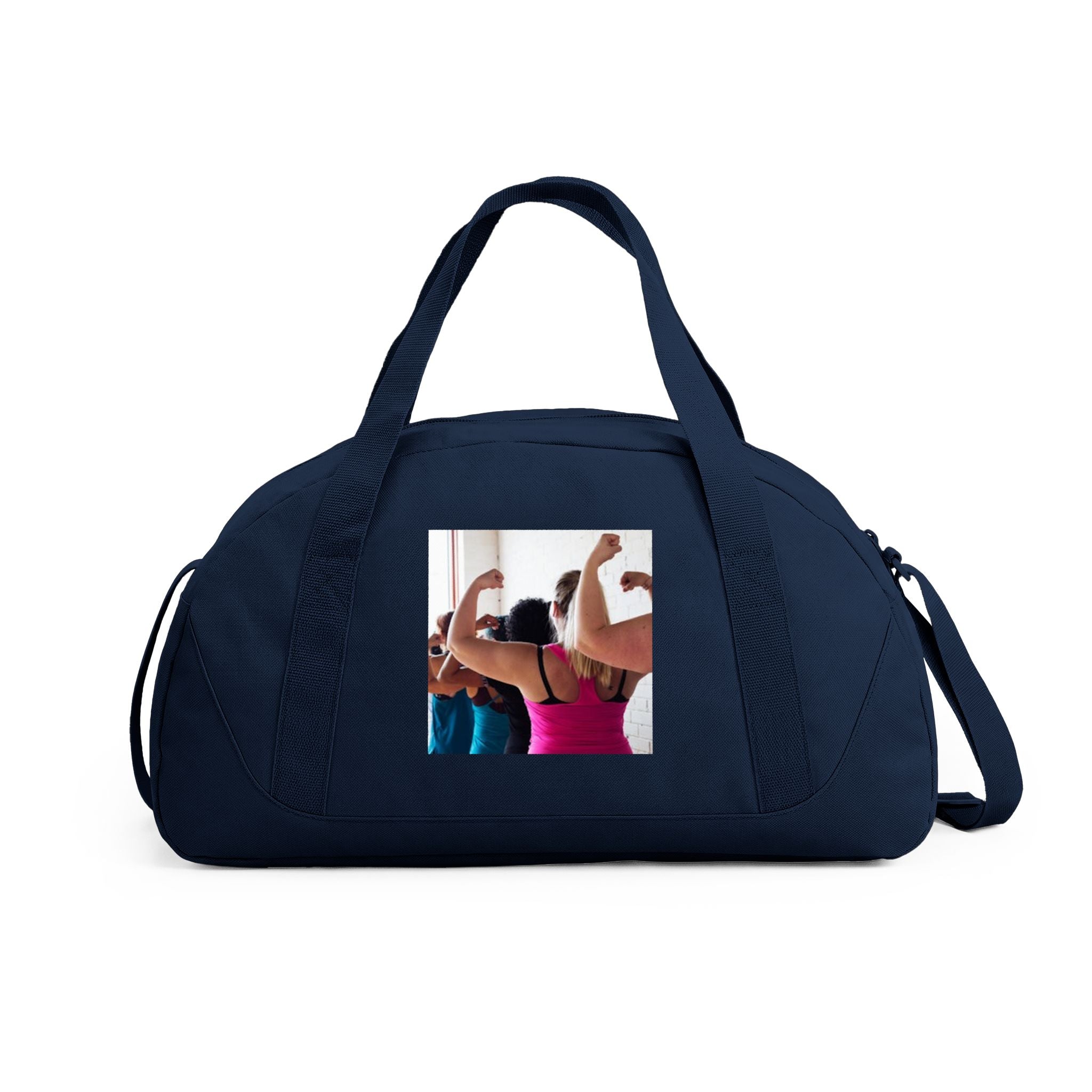 Black Access Dome Duffel Bag — Spacious Travel & Gym Weekender