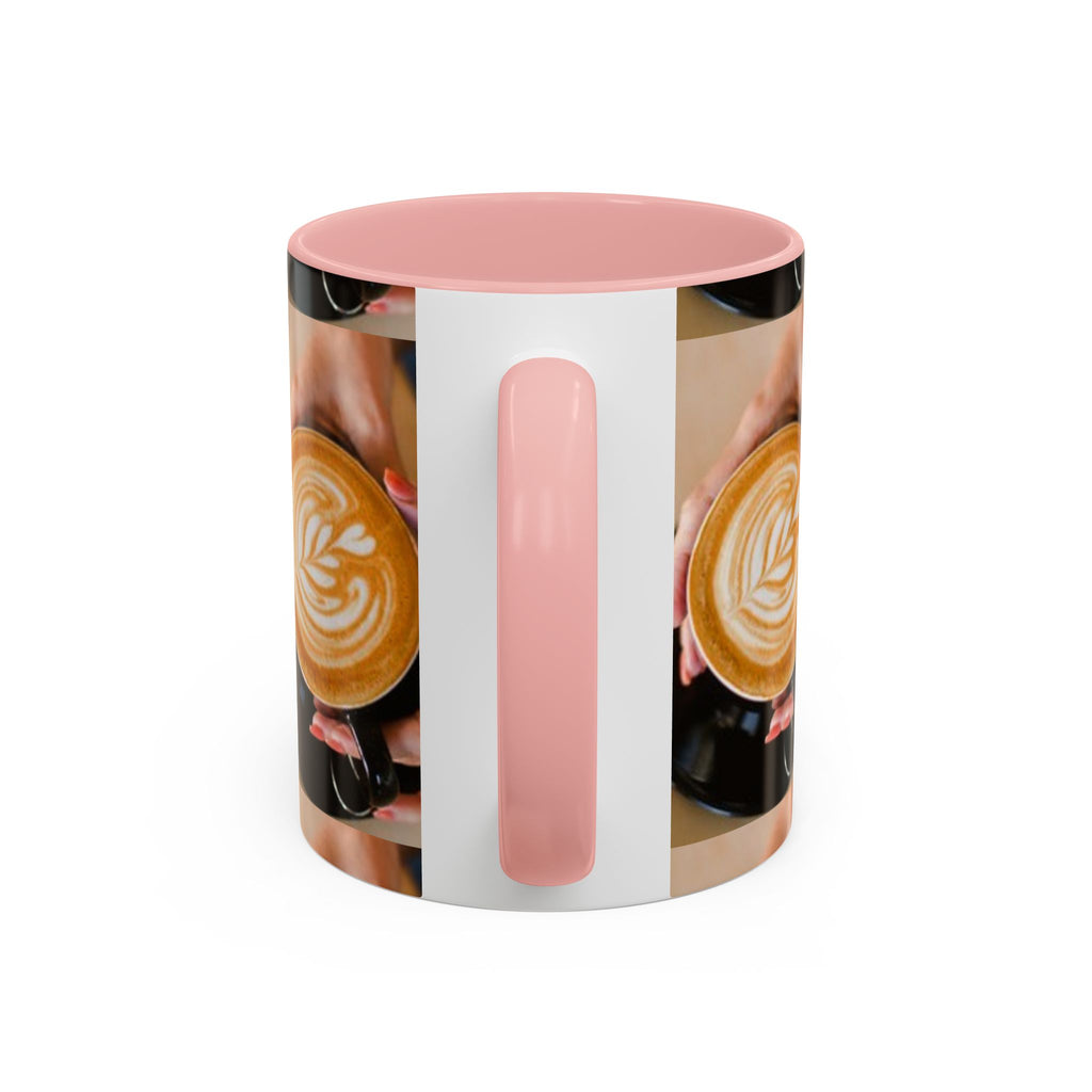 Latte Art Coffee Mug — Barista Hands Holding Latte (11/15 oz)