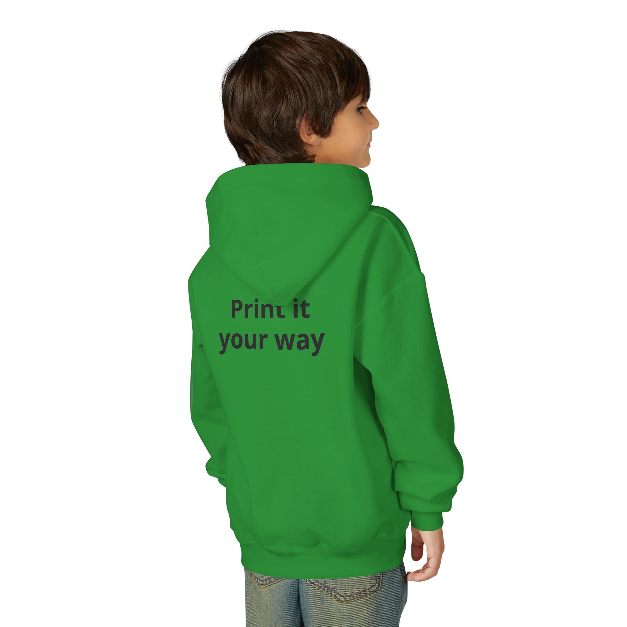 Youth Hoodie — Heart Hands Photo Graphic Hooded Sweatshirt