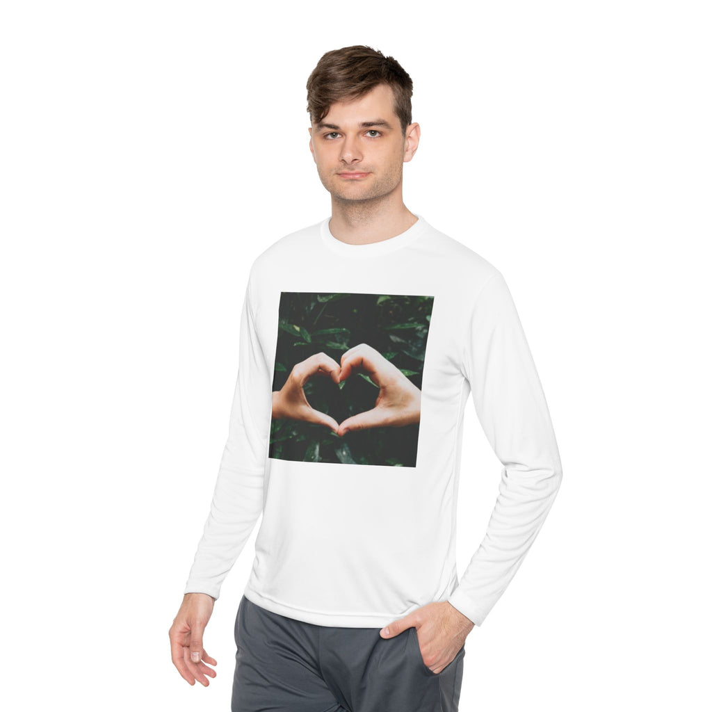Long Sleeve Tee — Heart Hands Photo Print