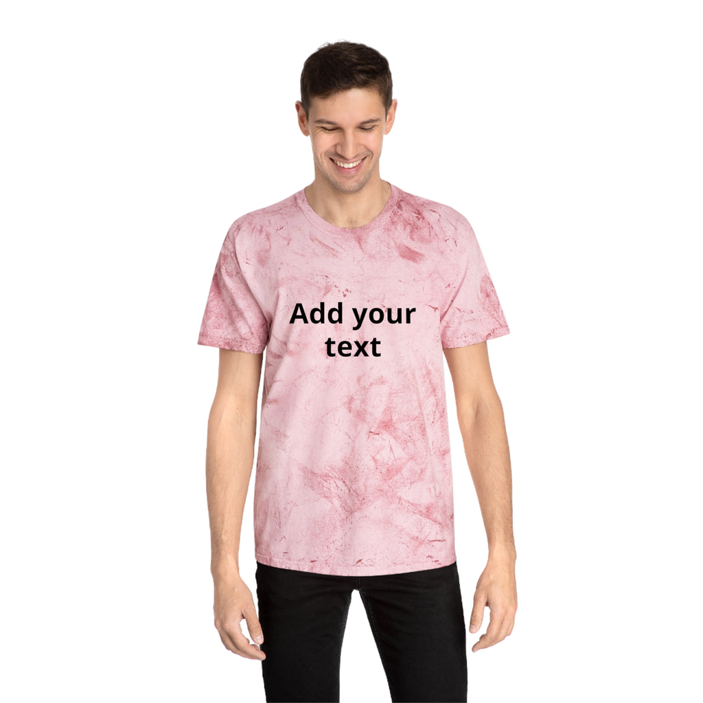 Tie-Dye Custom Text T-Shirt — "In the Zone" Graphic Tee