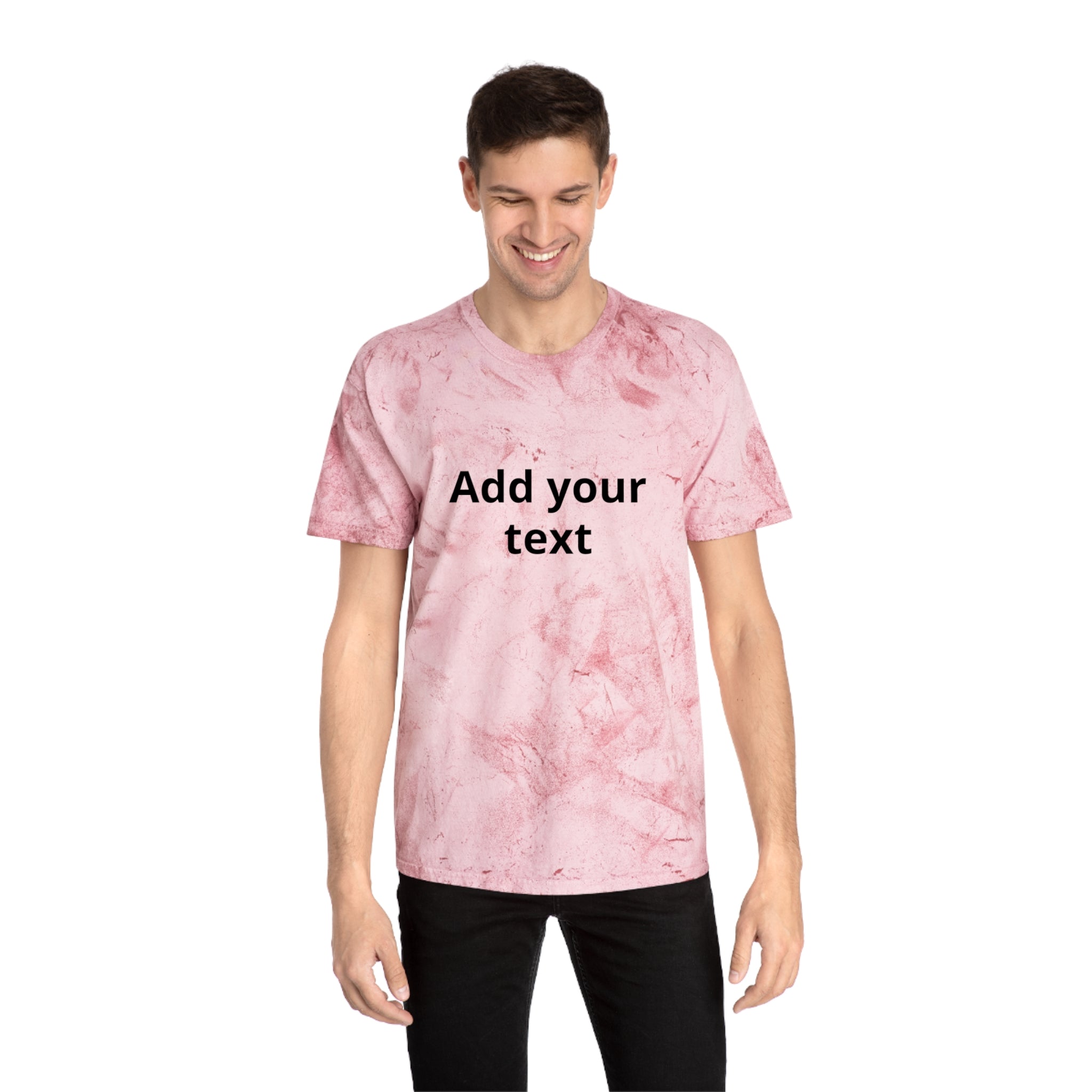 Tie-Dye Custom Text T-Shirt — "In the Zone" Graphic Tee