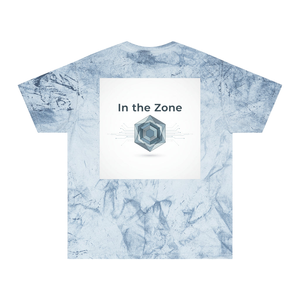 Tie-Dye Custom Text T-Shirt — "In the Zone" Graphic Tee