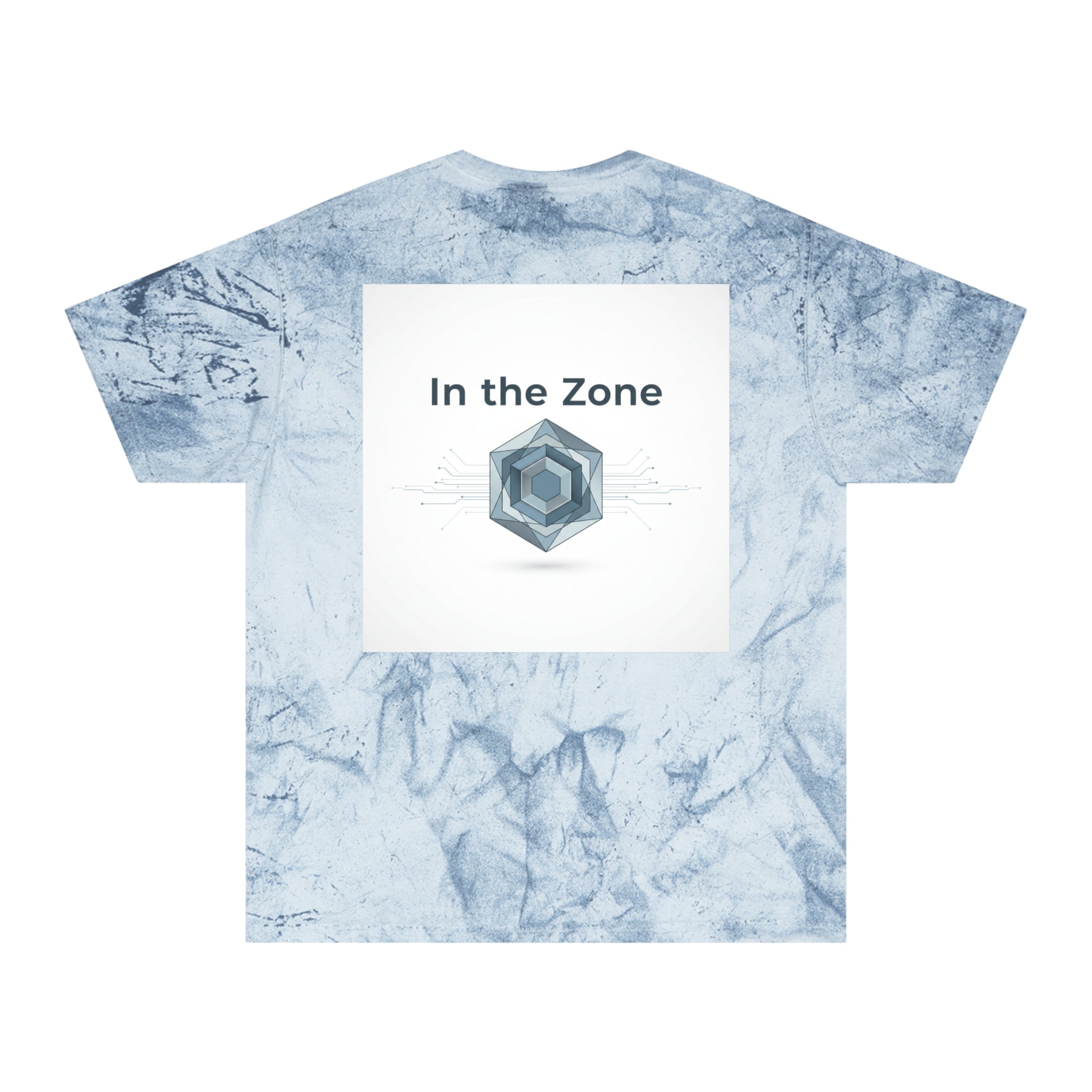 Tie-Dye Custom Text T-Shirt — "In the Zone" Graphic Tee