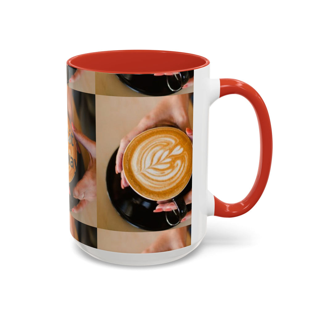 Latte Art Coffee Mug — Barista Hands Holding Latte (11/15 oz)