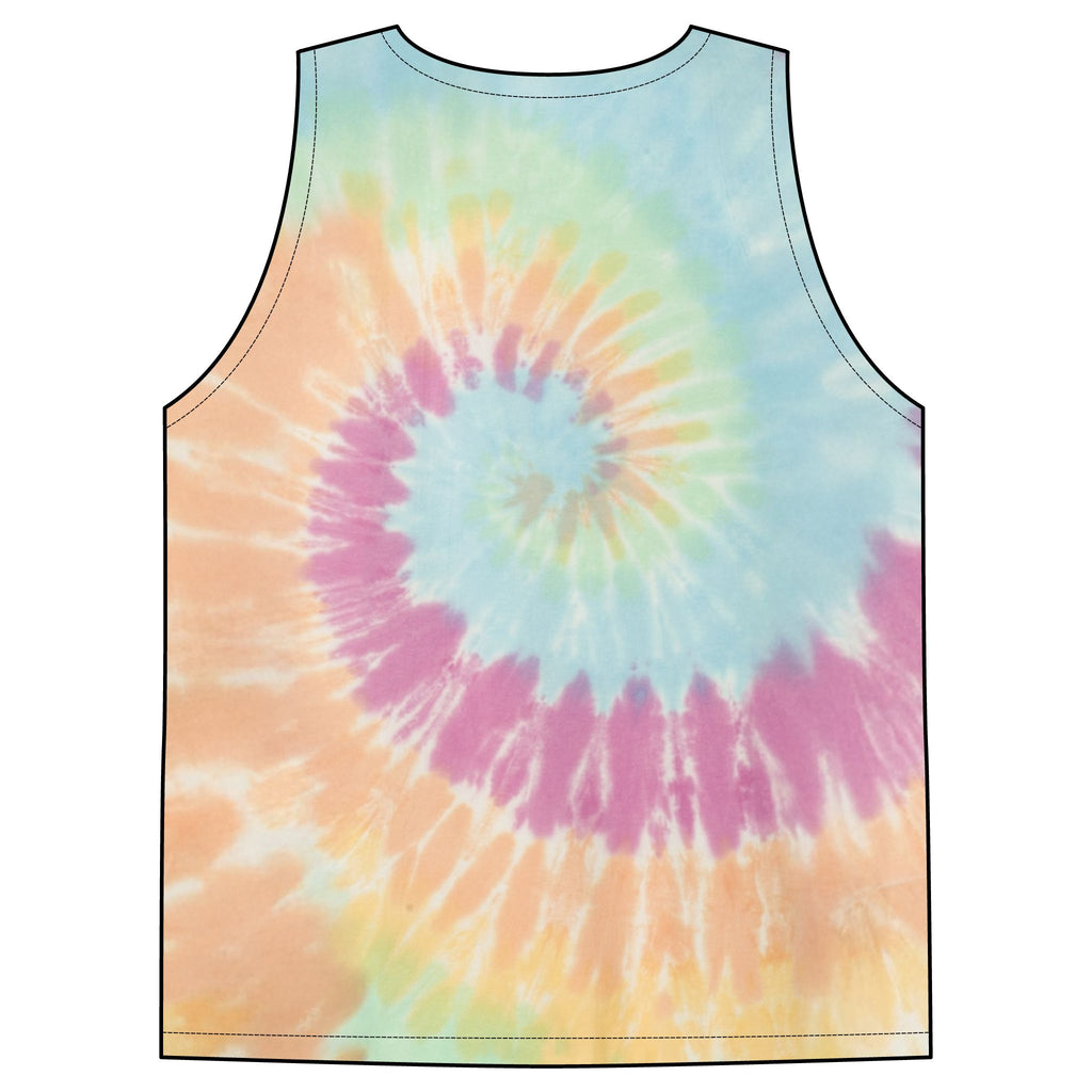 Custom Tie-Dye Tank Top — Personalized Photo & Text Summer Top